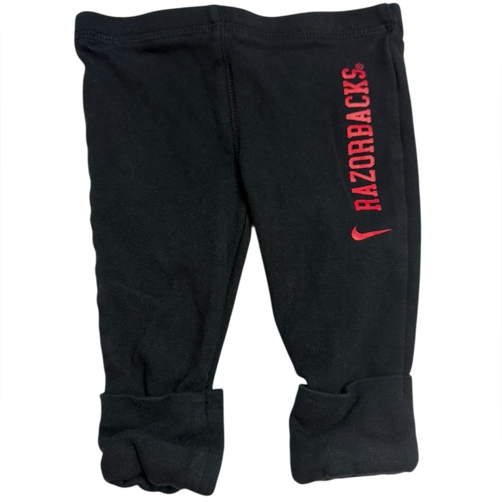 Nike Kids Black and Red Leggings
